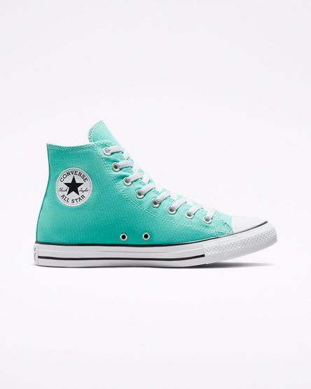 Men's Converse Chuck Taylor All Star Seasonal Color High Top Shoes Light Turquoise | AU E9485M